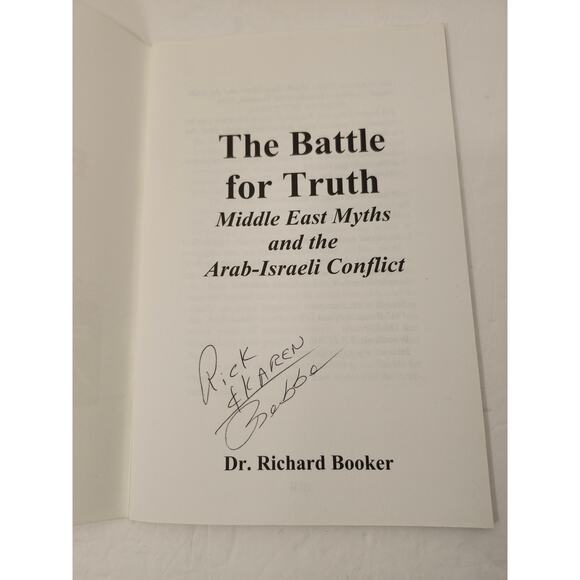 Dr. Richard Booker Bundle Of 2 Booklets The Battle For Truth Christian Zionist - Picture 8 of 10